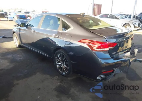 2017 Genesis G80 5.0 Ultimate from USA, damaged, VIN KMHGN4JF2HU181368